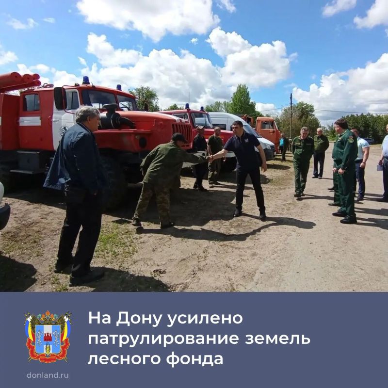 В Ростовской области усилено патрулирование лесов из-за угрозы пожаров и приняты дополнительные меры по обеспечению пожарной безопасности