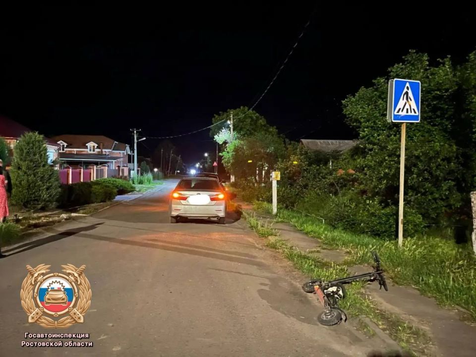 Азовские сотрудники полиции устанавливают обстоятельства ДТП с пострадавшим водителем СИМ