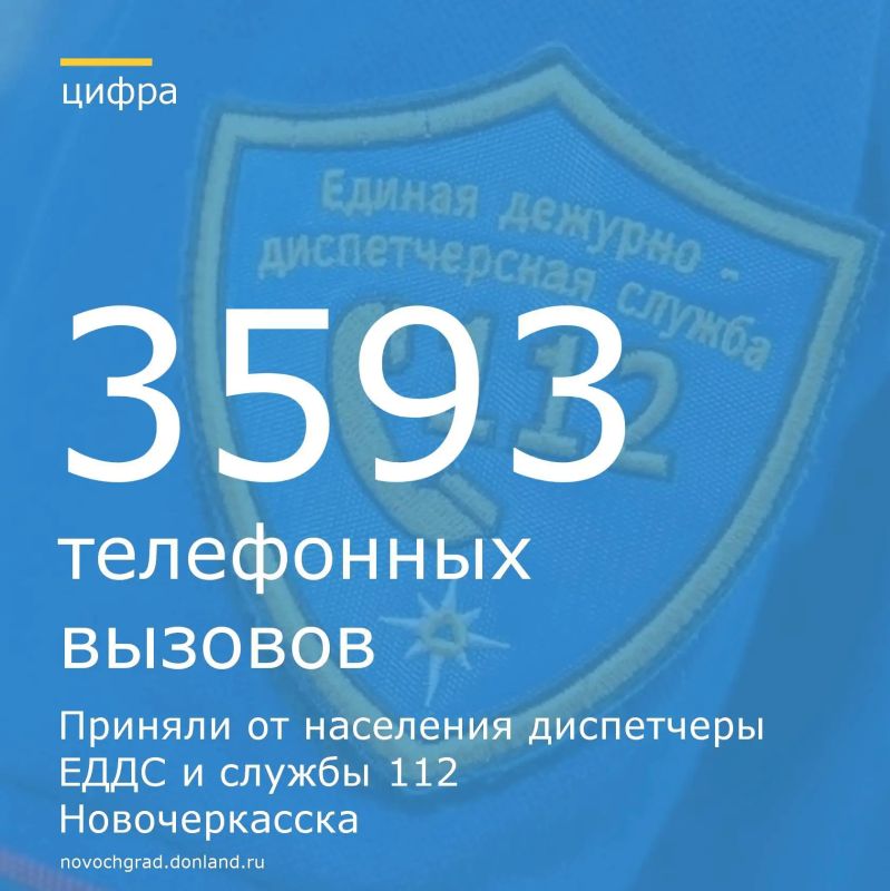 C 25 по 31 мая диспетчеры ЕДДС и службы 112 города приняли от населения – 3593 телефонных вызова