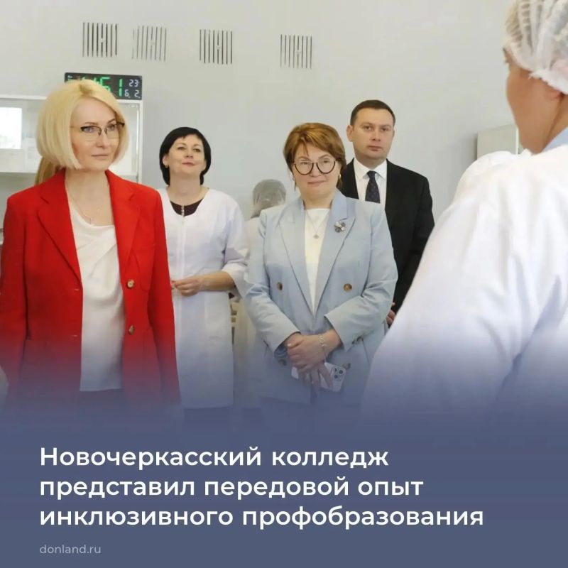 Депутат Госдумы Виктория Абрамченко совместно с главой областного министерства образования Викторией Чернышовой посетила Новочеркасский колледж промышленных технологий и управления