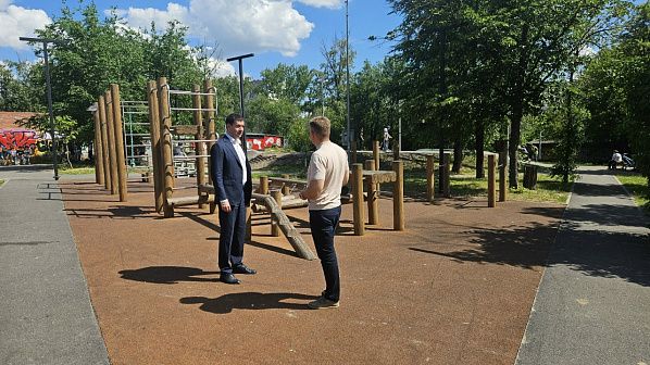 Ростов-на-Дону: в Советском районе благоустроили сквер «Комсомольский»