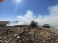 Площадь возгорания на полигоне в Шахтах сокращена до 200 кв.м