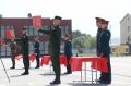 Военную присягу принимают и в зените лета