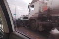 Серьезная пробка собралась на выезде из Батайска после ДТП