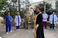 Священник посетил в Ростовской области военный госпиталь Росгвардии