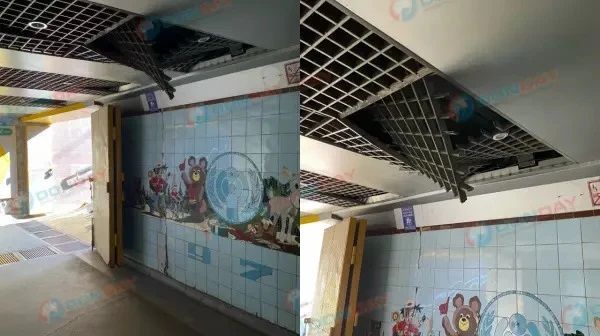 Вандалы повредили потолочные решетки в переходе на Большой Садовой и Ворошиловском