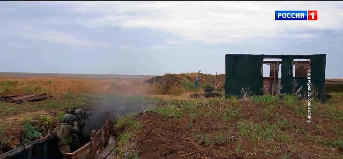 На полигоне ЮВО отработали действия по штурму опорного пункта условного противника