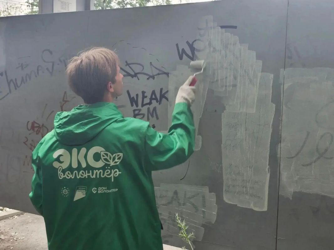 В посёлке Южная провели акцию «Очистим наши улицы»