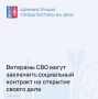 Ветераны и участники СВО могут получить до 350 000 рублей на открытие своего дела