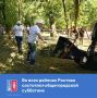 Во всех районах Ростова состоялся общегородской субботник
