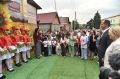 В селе Чалтырь торжественно открыли мурал, на котором изображен ветеран Великой Отечественной войны, Почетный гражданин Мясниковского района Калуст Христофорович Магоян, обменивающийся светящимися фонариками с маленькой...