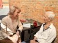 Таганроге с 95-летием поздравили участника Великой Отечественный войны, Почетного гражданина города Василия Васильевича Червонева