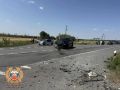 Сотрудники полиции устанавливают обстоятельства ДТП с двумя пострадавшими несовершеннолетними