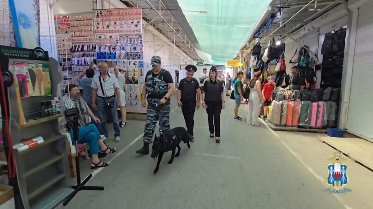 В Ростове полицейские провели комплексную операцию на рынке «Темерник»