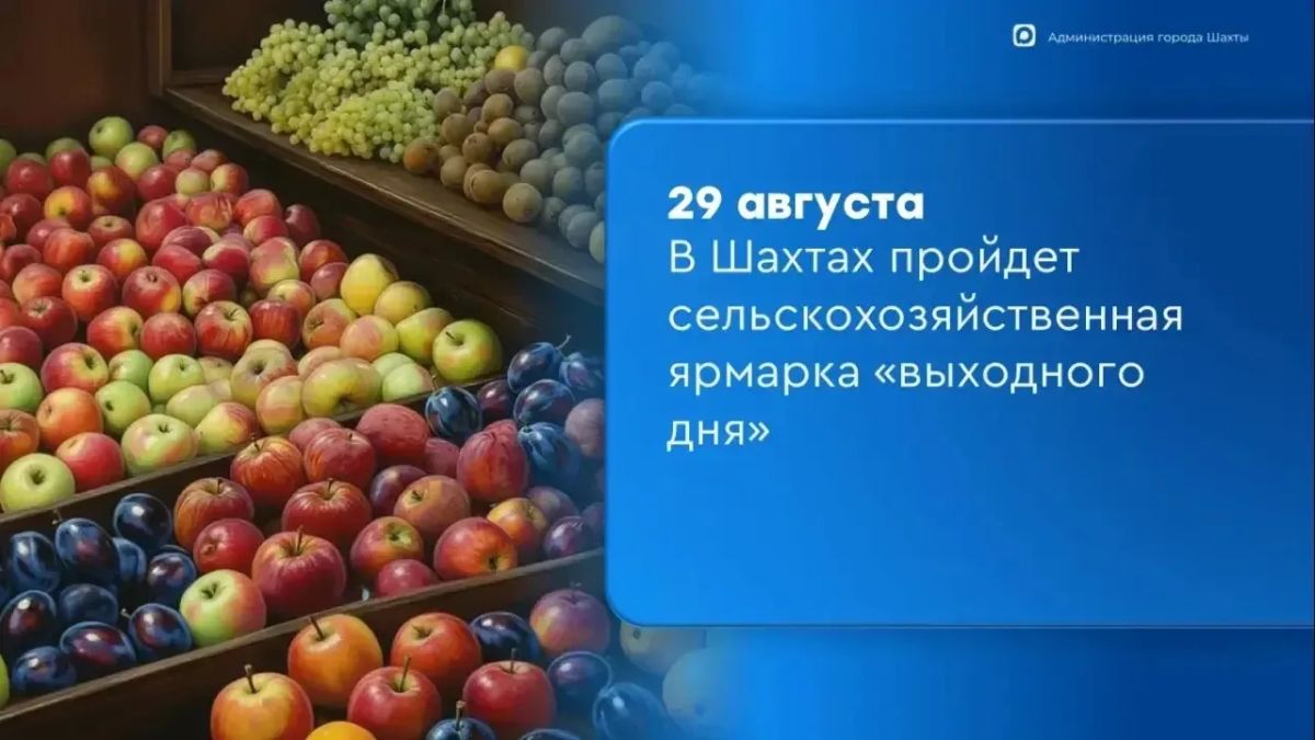 Сельскохозяйственная ярмарка «выходного дня» в Шахтах