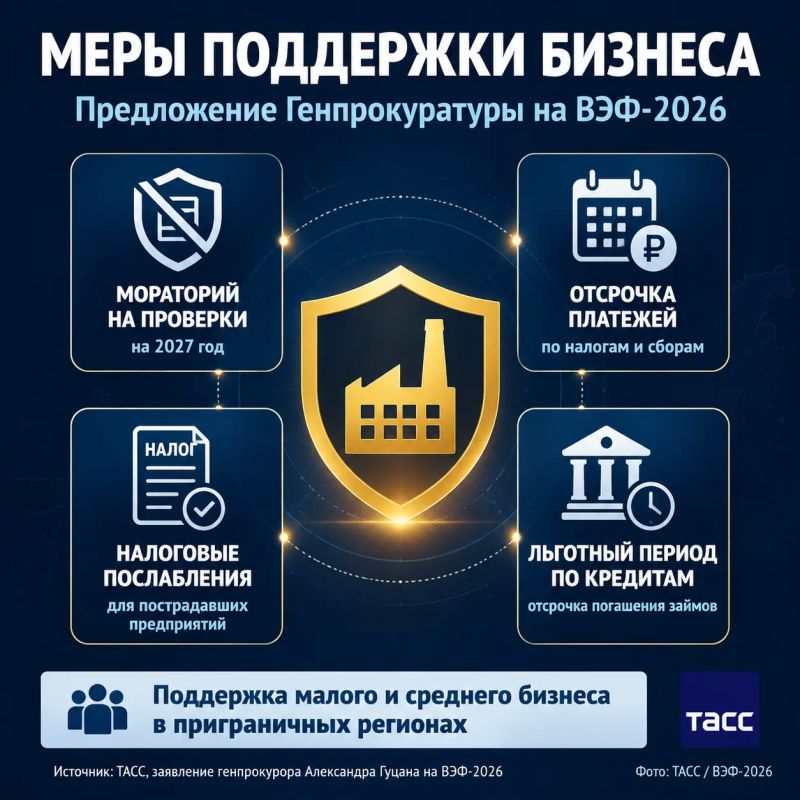 Мораторий на проверки для пострадавших от атак БПЛА: Генпрокуратура сделала предложение на ВЭФ