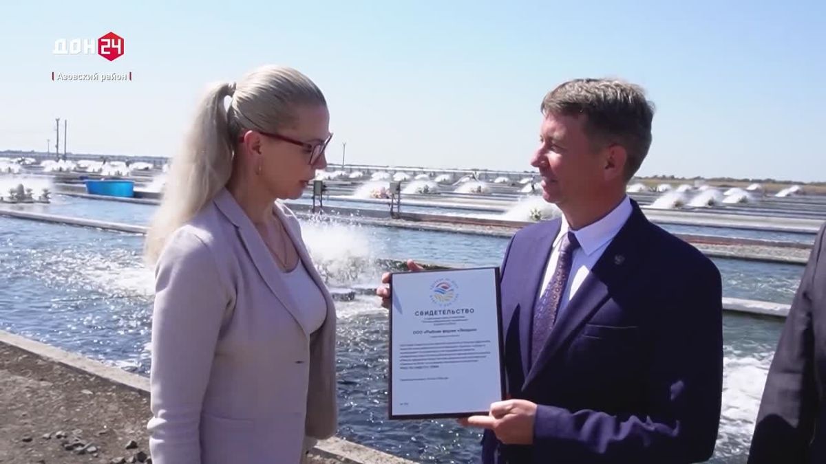 Ферму для осетровых построили в Азовском районе