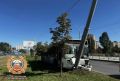 Сотрудники полиции устанавливают обстоятельства ДТП с участием автобуса