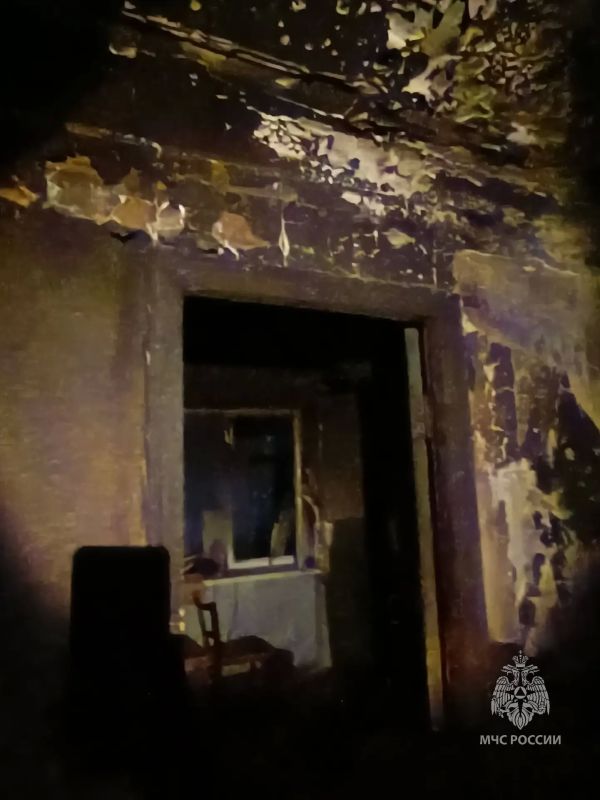 В ночном пожаре в Гуково погиб мужчина