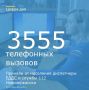 C 7 по 13 сентября диспетчеры ЕДДС и службы 112 города приняли от населения – 3555 телефонных вызовов