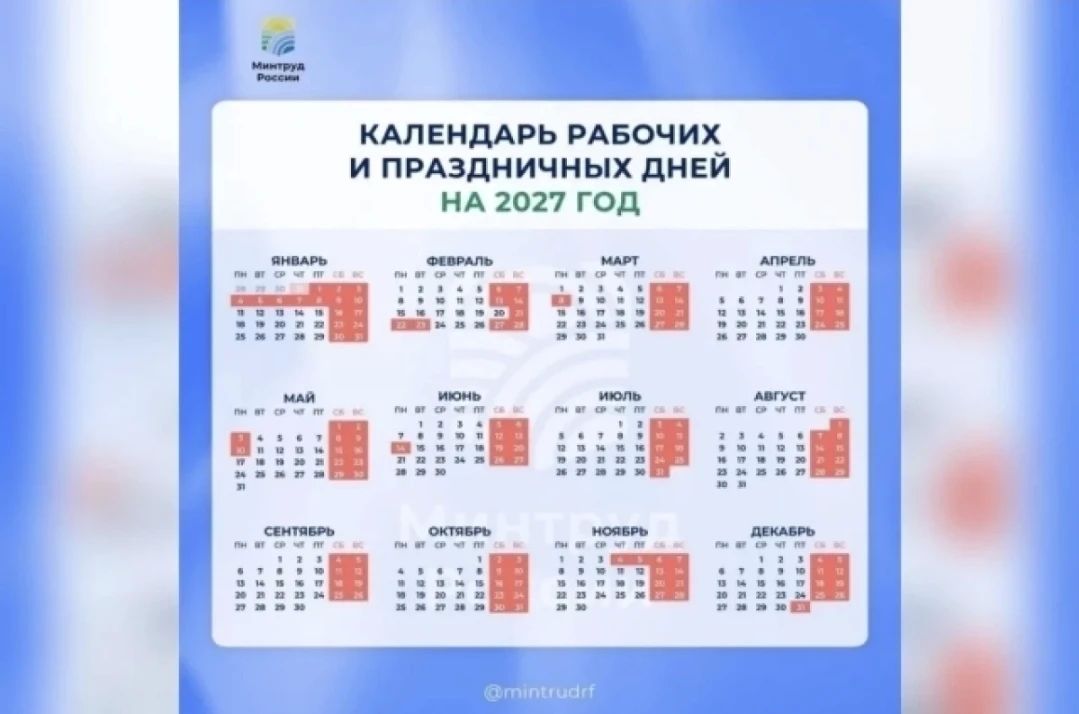 Ростовчане будут отдыхать 11 дней на новогодних каникулах 2027 года