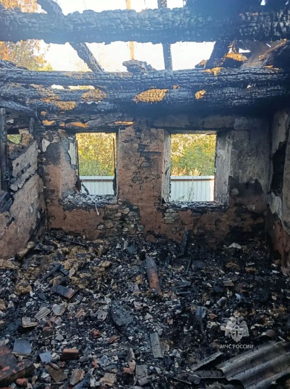 В Красносулинском районе при пожаре погиб мужчина
