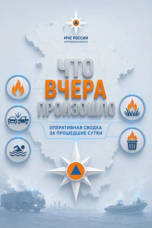 #ЧтоВчераПроизошло?. За 22 сентября 2026 года пожарно-спасательные подразделения Главного управления МЧС России по Ростовской области ликвидировали: