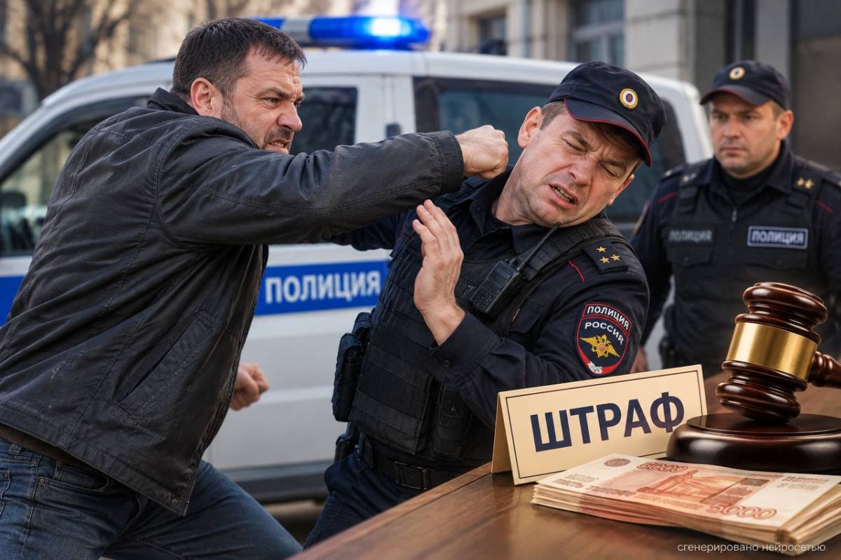Ростовчанин ударил полицейского, чтобы избежать наказания