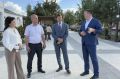 Сергей Суховенко осмотрел благоустроенную в поселке Веселый пешеходную зону