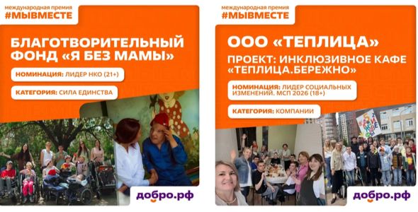 Два донских проекта: народное голосование за победителей #МЫВМЕСТЕ продлится до середины октября