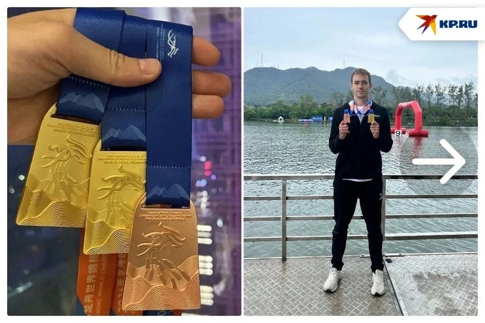 Гребец из Батайска Владимир Дубровин взял два золота и бронзу на чемпионате мира по гребле на лодках «Дракон» в Ханчжоу